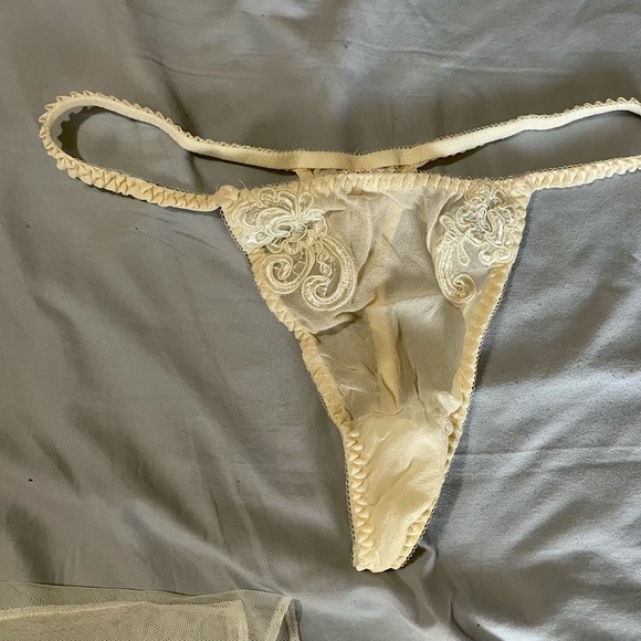 Vintage Victoria’s Secret Sheer Baby Doll Gown & Panties Unworn M Medium Sexy - Picture 7 of 11